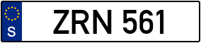 Truck License Plate
